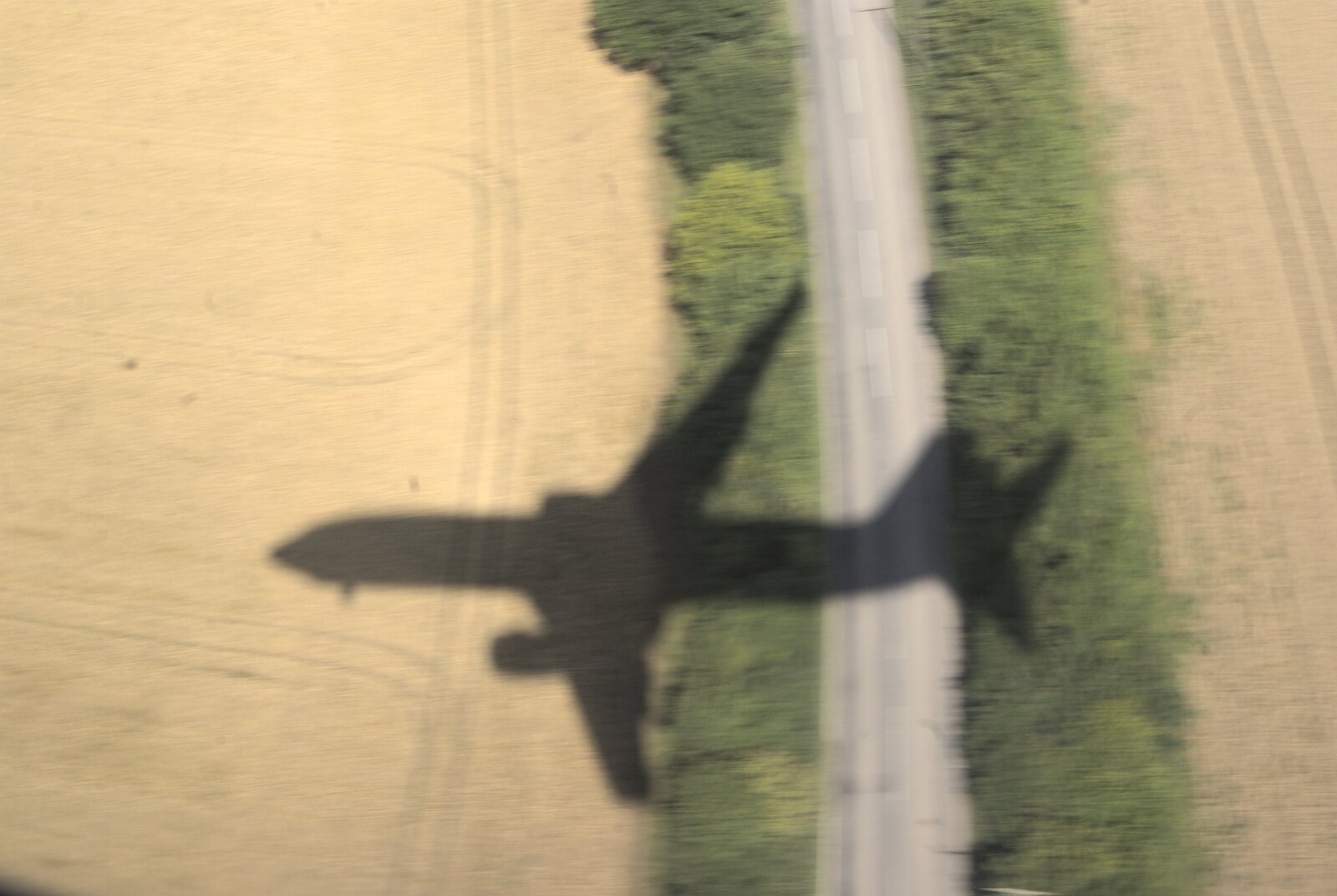 The shadow of the plane from A Trip to Dingle, County Kerry, Ireland - 21st July 2009