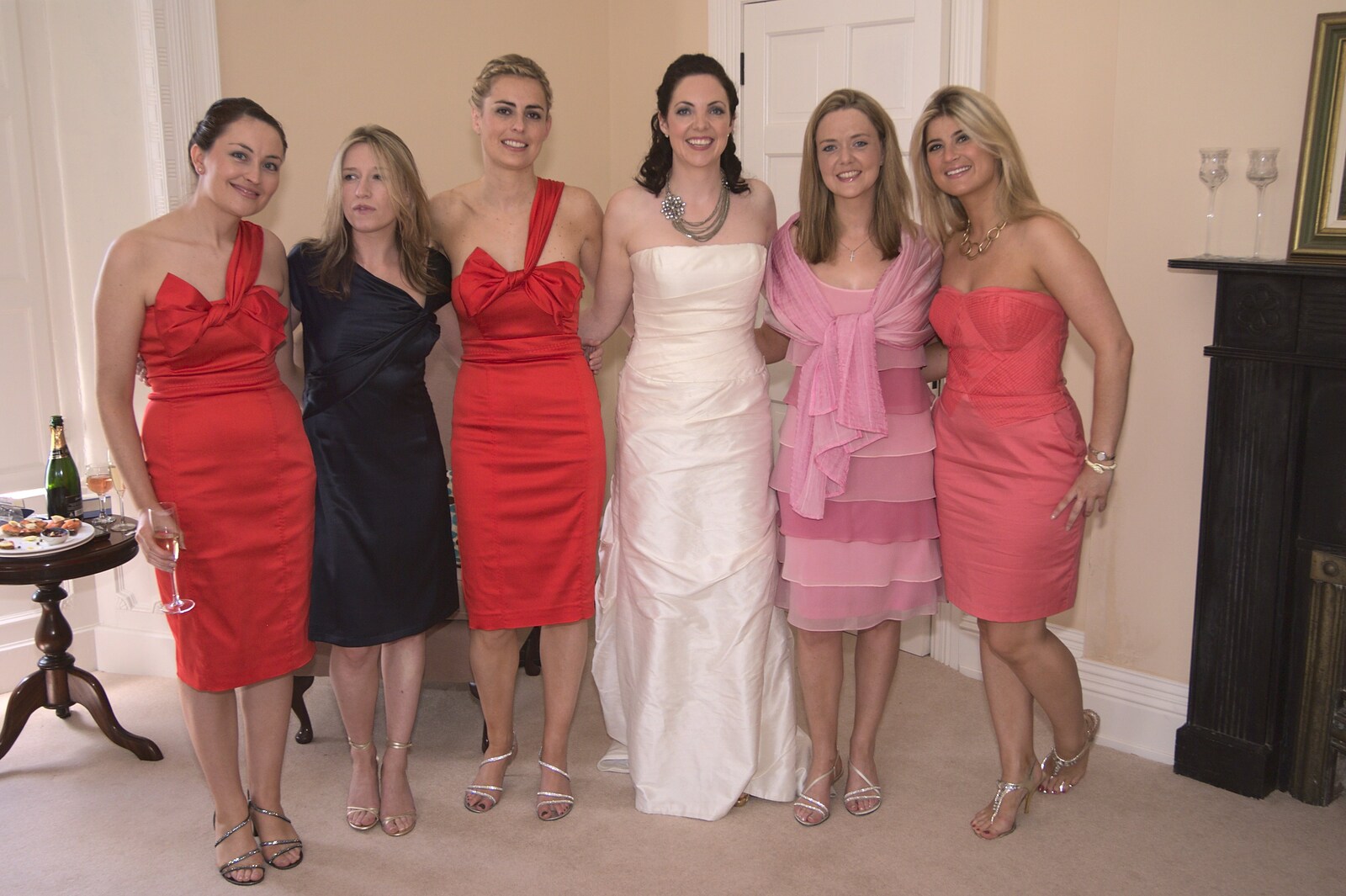 A bridal party photo from Julie and Cameron's Wedding, Ballintaggart House, Dingle - 24th July 2009