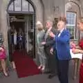 There's a guard of honour outside, Julie and Cameron's Wedding, Ballintaggart House, Dingle - 24th July 2009