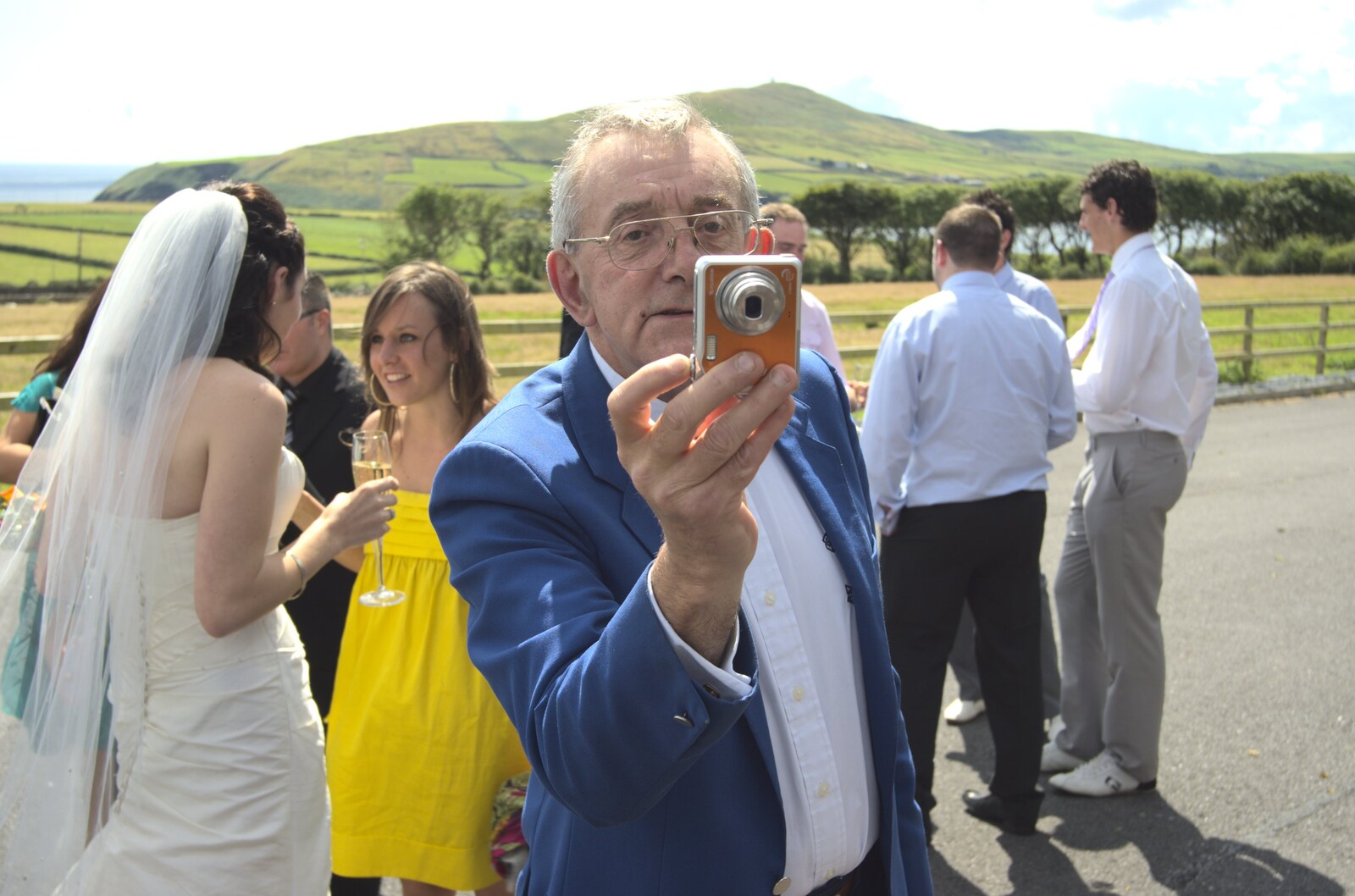 A photo of a photo from Julie and Cameron's Wedding, Ballintaggart House, Dingle - 24th July 2009