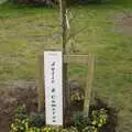 A tree is planted, Julie and Cameron's Wedding, Ballintaggart House, Dingle - 24th July 2009