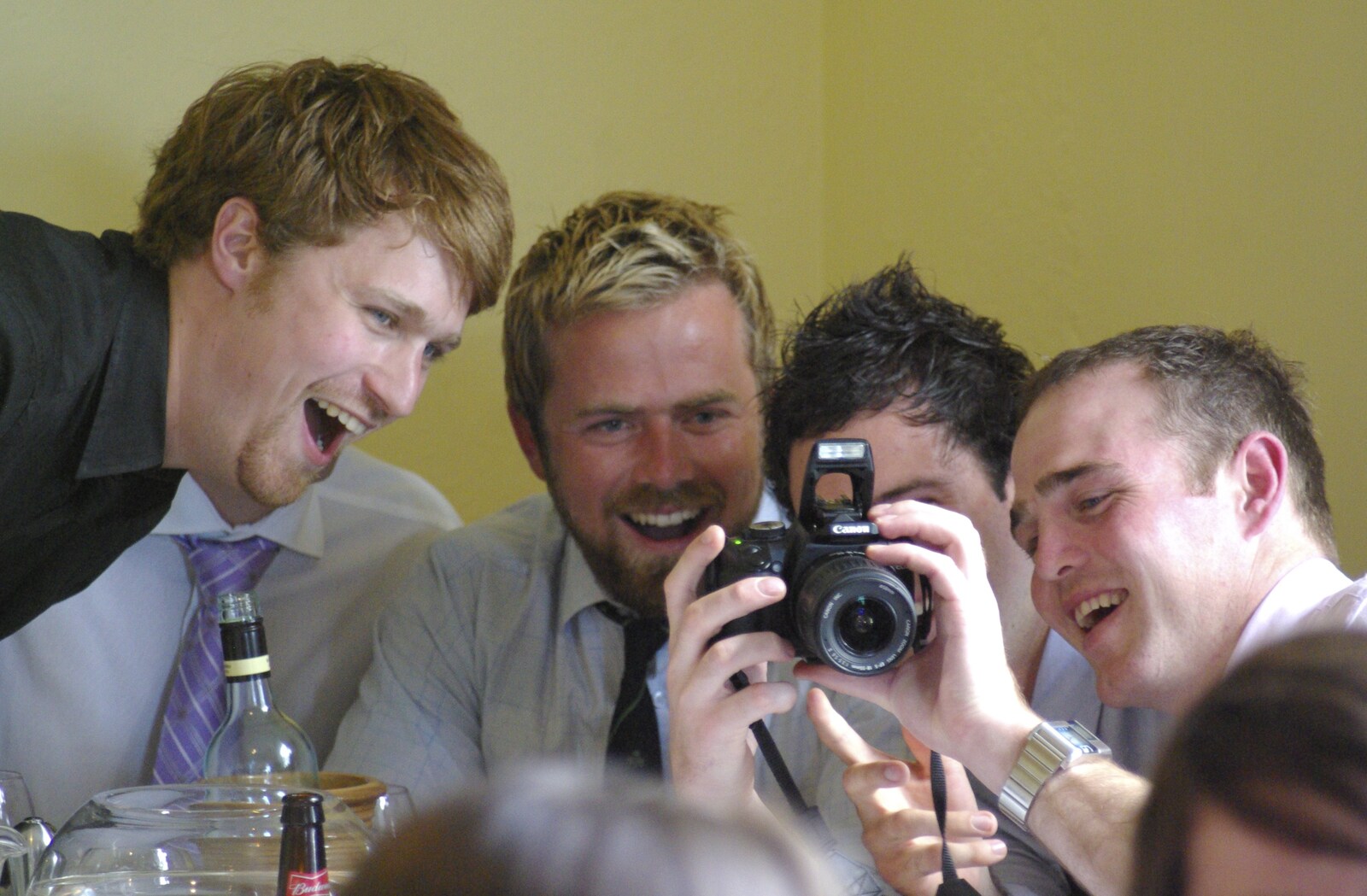 Some digital camera photos are reviewed from Julie and Cameron's Wedding, Ballintaggart House, Dingle - 24th July 2009