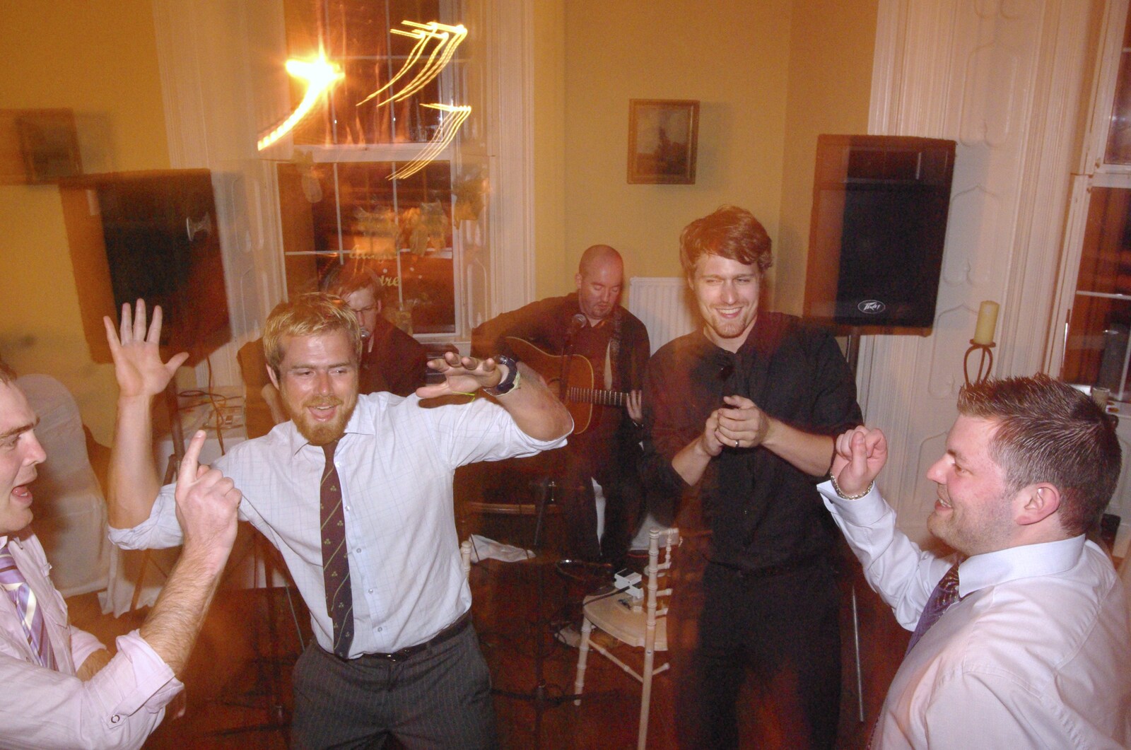 Dancing to the band from Julie and Cameron's Wedding, Ballintaggart House, Dingle - 24th July 2009