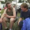 Noddy chats to Dan from Qualcomm in California, The Cambridge Folk Festival, Cherry Hinton Hall, Cambridge - 1st August 2009