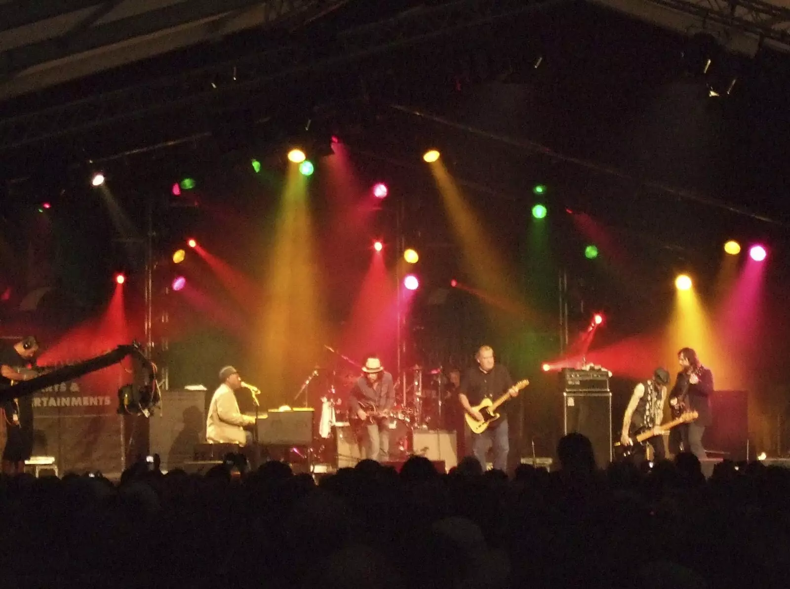 Booker T. Jones on stage, from The Cambridge Folk Festival, Cherry Hinton Hall, Cambridge - 1st August 2009