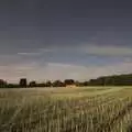 Oilseed stubble in the moonlight, New Kittens and Moonlit Fields, Brome, Suffolk - 11th August 2009