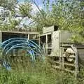 Some derelict farm machinery, Sis and Matt Visit, and the Kittens Are Let Out, Brome, Suffolk - 21st August 2009