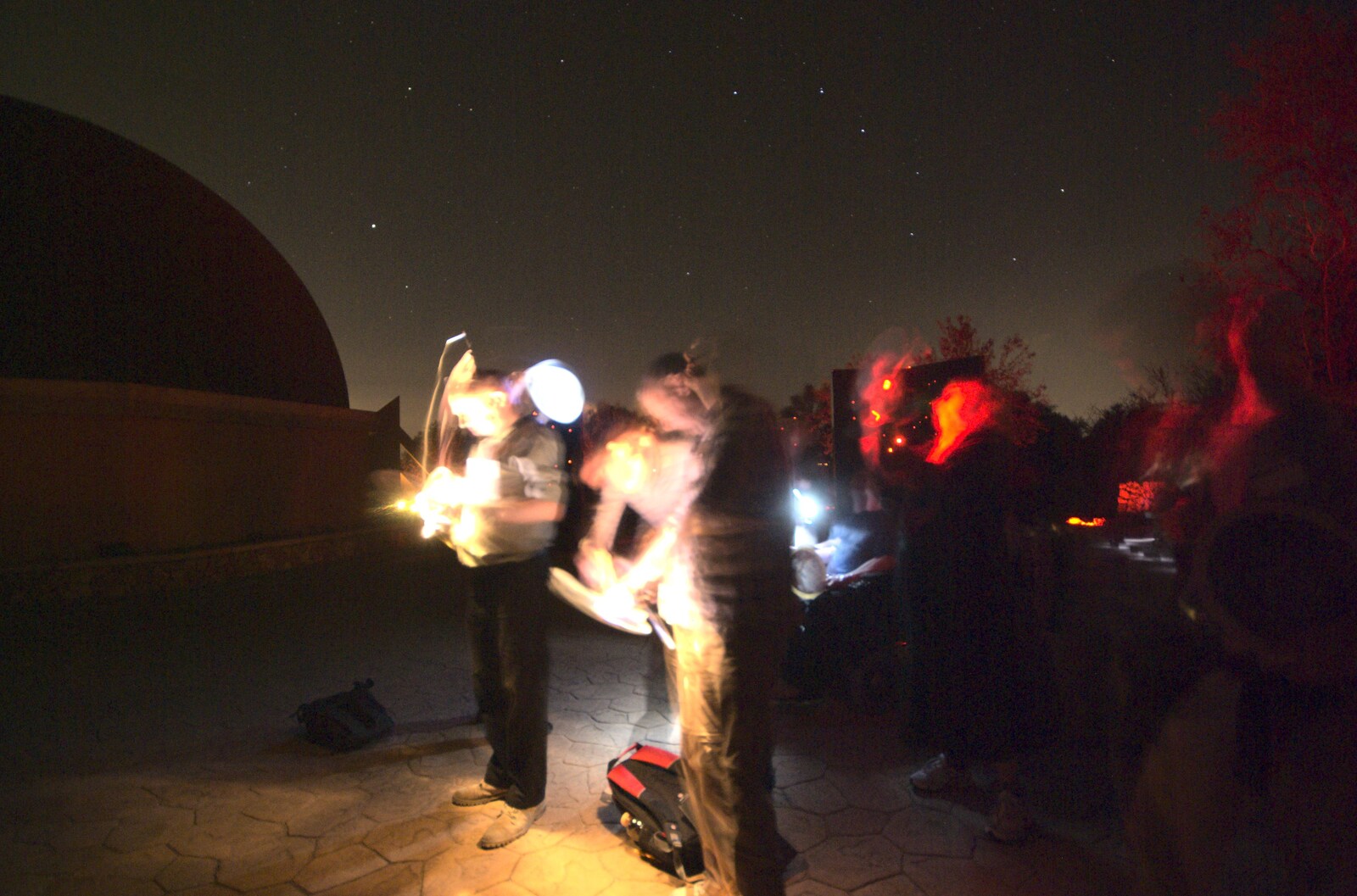 Scoping out Planispheres by torchlight from SXR208: Observing the Universe, an Astronomy Residential, Mallorca - 19th-26th September 2009