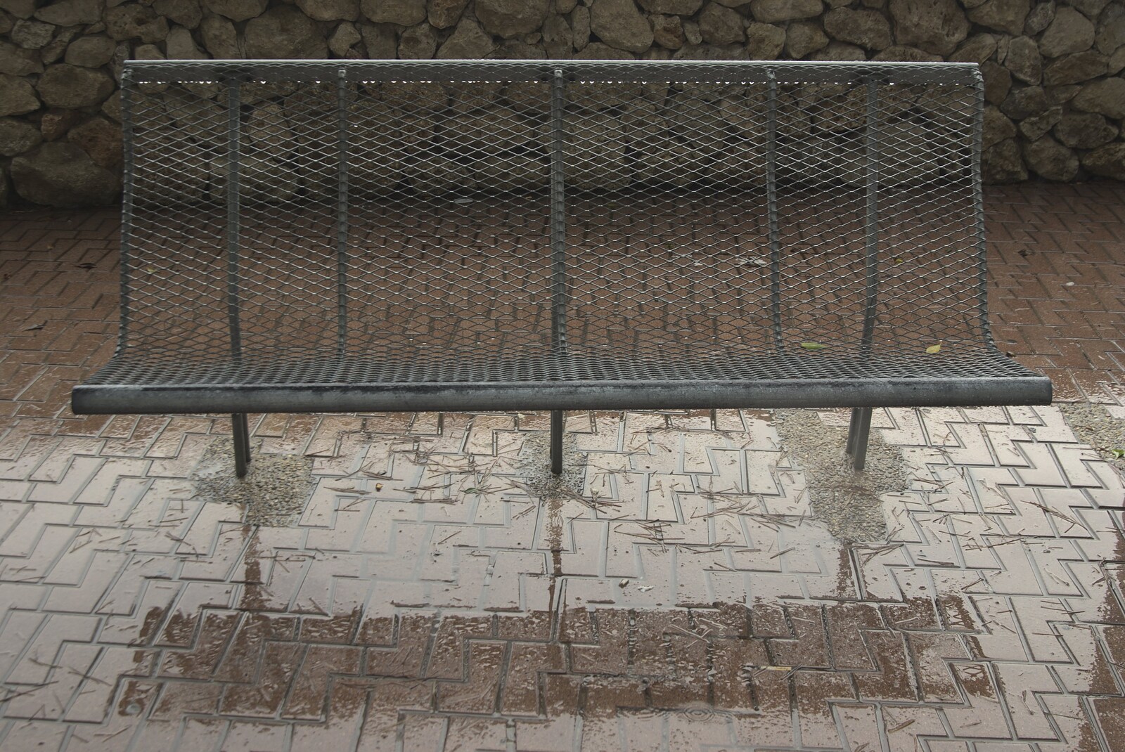 Empty bench from A Postcard From Palmanova, Mallorca, Spain - 21st September 2009