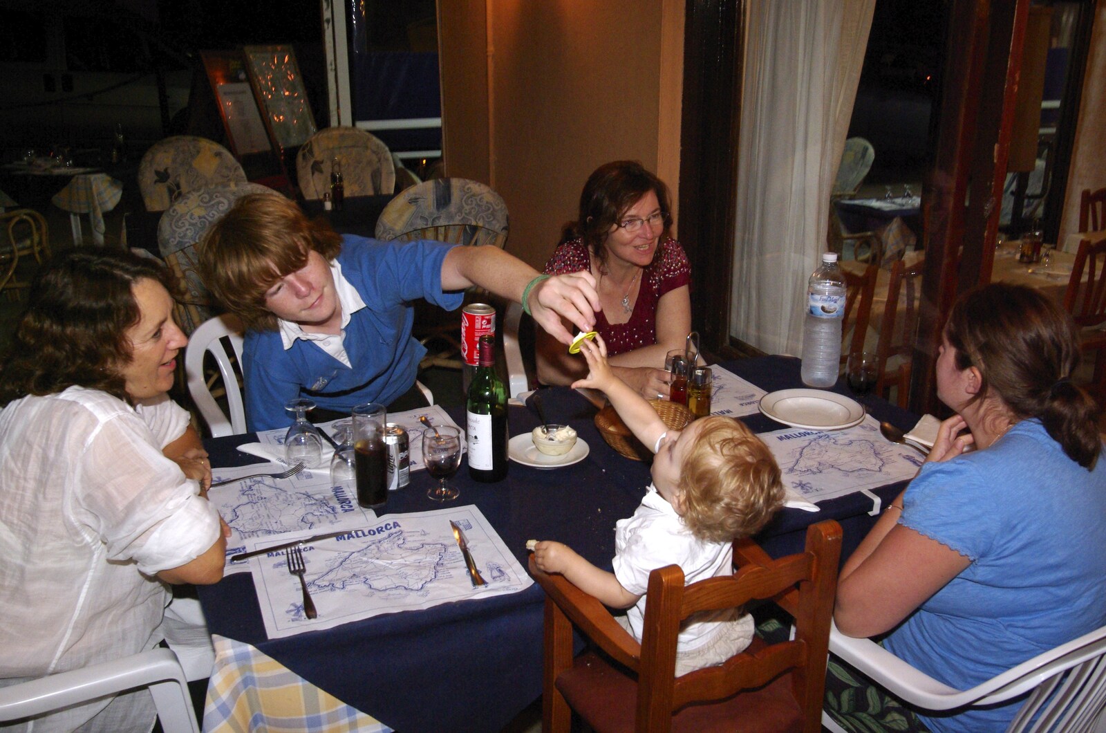 A family reunion from A Postcard From Palmanova, Mallorca, Spain - 21st September 2009