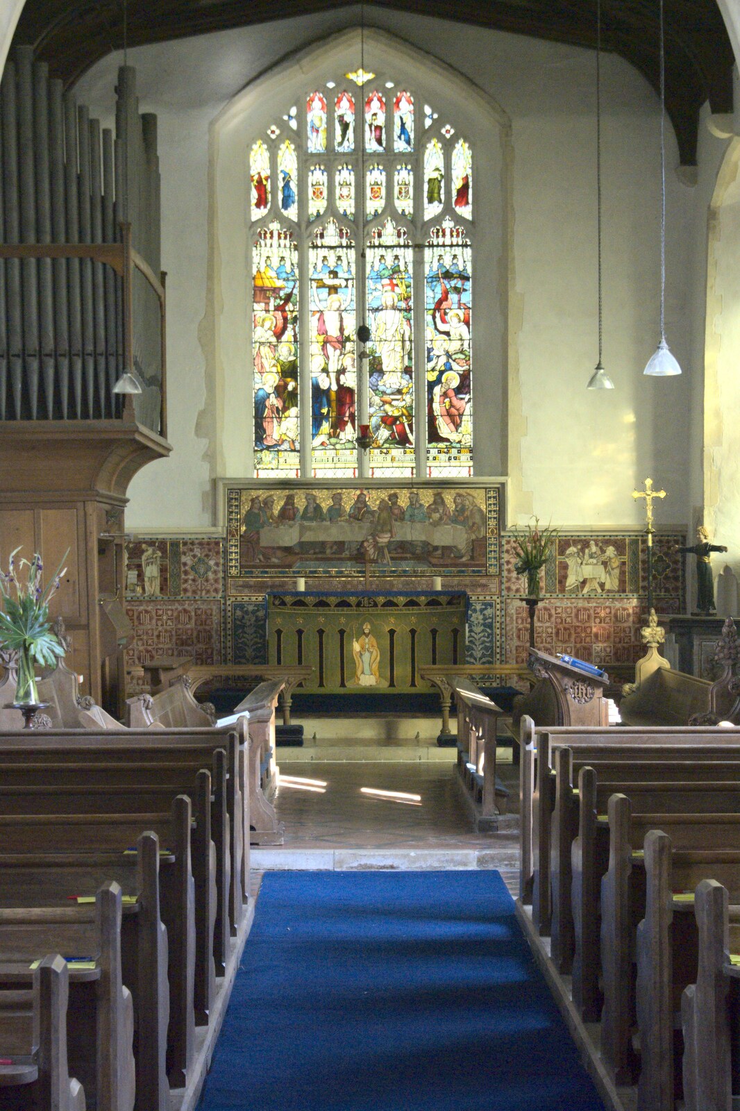 The nave of St. Mary, Brome from October Miscellany: A Ride to Oakley Church - 4th October 2009