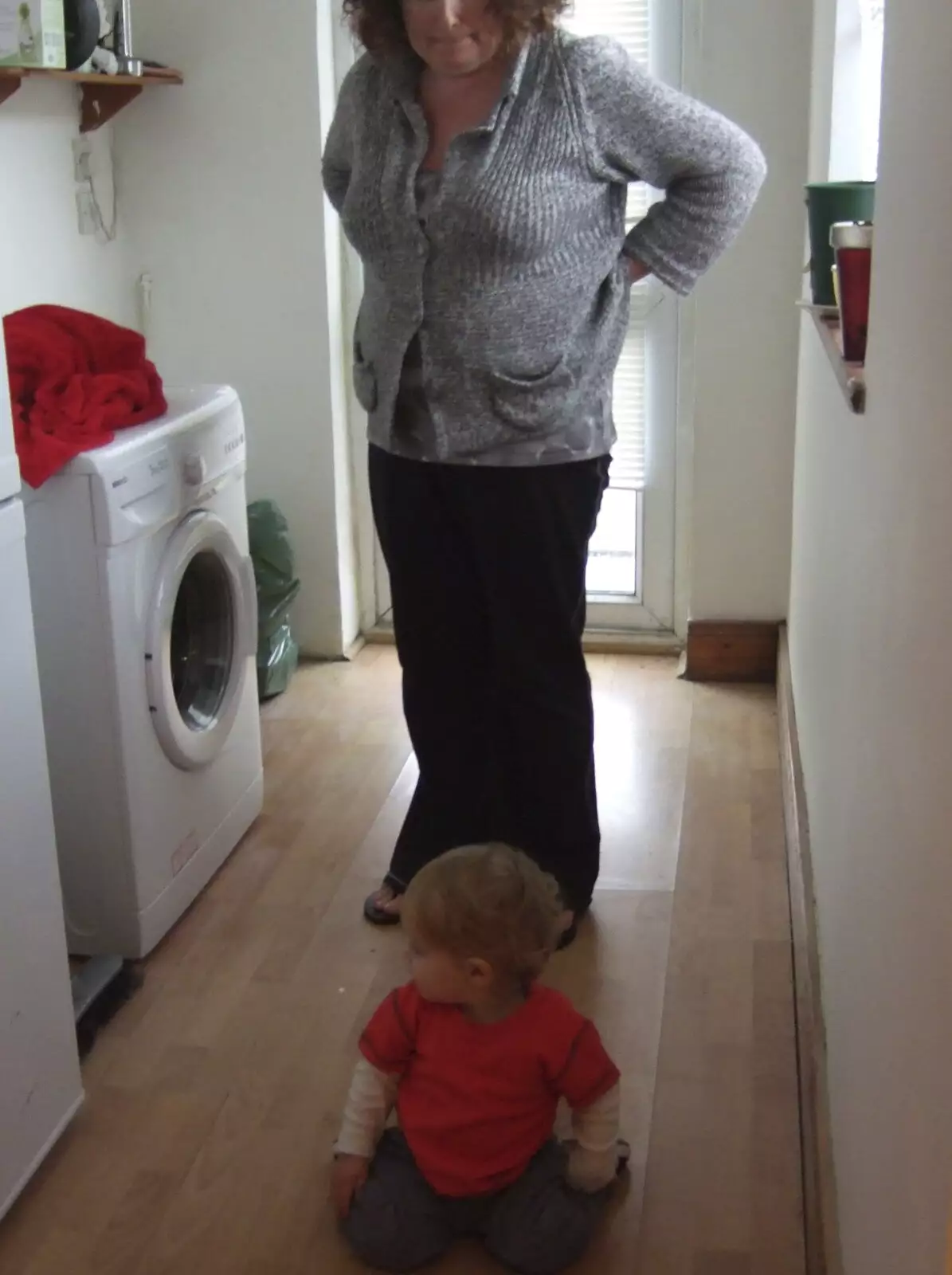 Fred in the utility room, from A Trip to Evelyn and Louise's, Monkstown Farm, County Dublin, Ireland - October 25th 2009