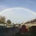 A fuzzy double rainbow over Monkstown, A Trip to Evelyn and Louise's, Monkstown Farm, County Dublin, Ireland - October 25th 2009