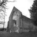 The ruins of St. Mary, Tivetshall, Fred in Amandines, and The Derelict Church of St. Mary, Tivetshall, Norfolk - 13th December 2009