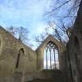 The ruined nave of St. Mary's, Fred in Amandines, and The Derelict Church of St. Mary, Tivetshall, Norfolk - 13th December 2009