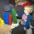 The Boy builds big towers out of Mega Blocks, Snow in Diss, Fred Walks, and The BBs Play a Wedding, Diss and Mendlesham - 18th December 2009
