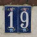 Ceramic tiles on Number 19, Christmas at Number 19, Blackrock, County Dublin, Ireland - 25th December 2009