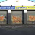 In Monkstown Farm, a tagged garage, Monkstown Graffiti and Dereliction, County Dublin, Ireland - 26th December 2009