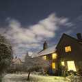 The house is all lit up, New Year's Eve at the Swan Inn, and Moonlight Photos, Brome, Suffolk - 31st December 2009