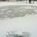 A bunch of supermarket trolleys have been hurled in the Mere, A Snowy Miscellany, Diss, Norfolk - 9th January 2010