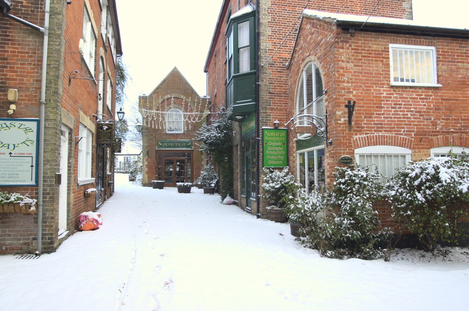 A Snowy Miscellany, Diss, Norfolk - 9th January 2010: Norfolk Yard