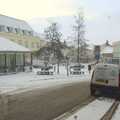 The museum and Market Place, A Snowy Miscellany, Diss, Norfolk - 9th January 2010