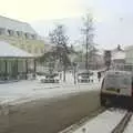 The museum and Market Place, A Snowy Miscellany, Diss, Norfolk - 9th January 2010