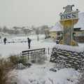 The town sign, A Snowy Miscellany, Diss, Norfolk - 9th January 2010