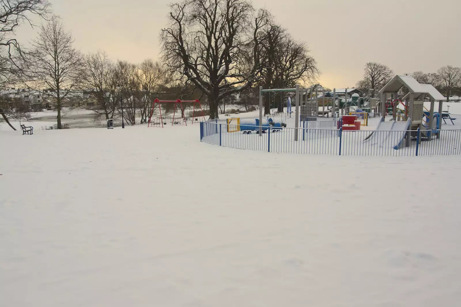 The playground, from A Snowy Miscellany, Diss, Norfolk - 9th January 2010