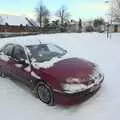 Nosher's Vehicle B is the only one in the carpark, A Snowy Miscellany, Diss, Norfolk - 9th January 2010