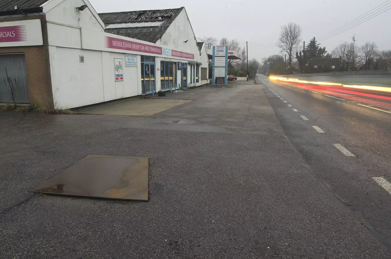 More traffic passes through Brockford, from A Derelict Petrol Station, Brockford Street, Suffolk - 7th February 2010