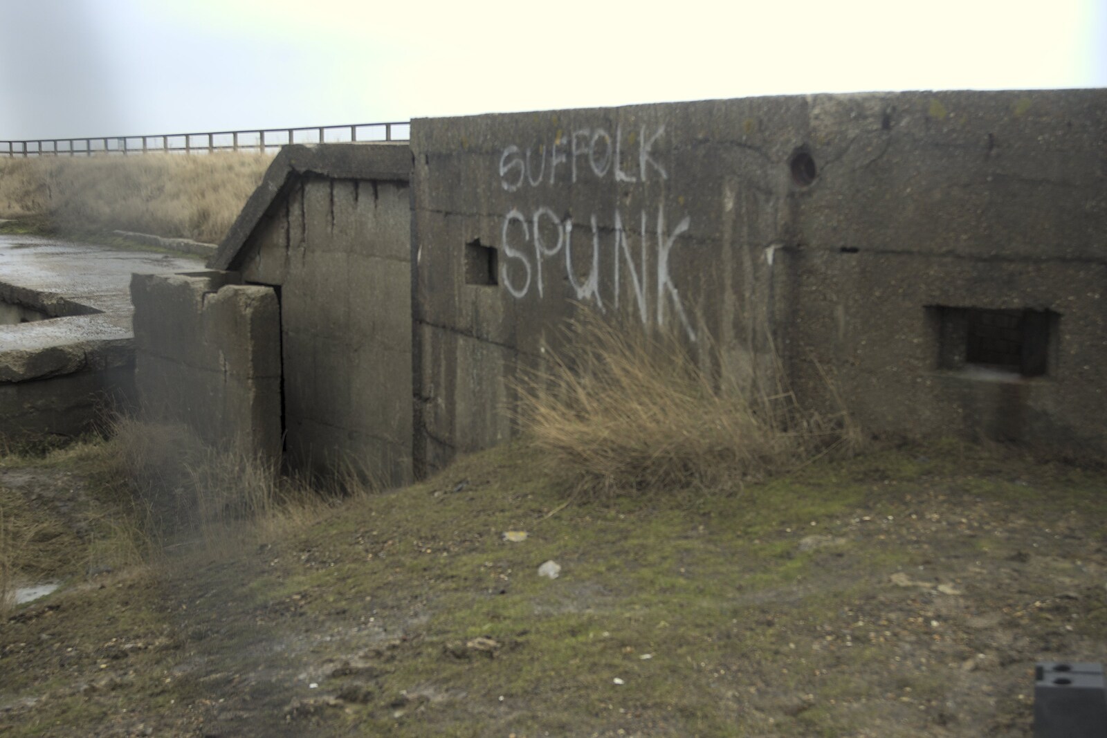 Partisan graffiti from The BBs with Ed Sheeran, Fred's Haircut, and East Lane, Diss, Ipswich and Bawdsey  - 21st February 2010