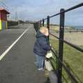 The Boy stares out to sea, A Day in Greystones, County Dublin, Ireland - 28th February 2010
