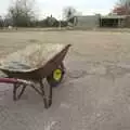 An abandoned wheelbarrow, Science Park Demolition and the Derelict Ranch Diner, Cambridge and Tasburgh, Norfolk - 17th March 2010