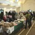 Baked goods for sale in Framlingham village hall, A Cycle to The Laundries, and a Trip to Framlingham, Suffolk - 24th March 2010