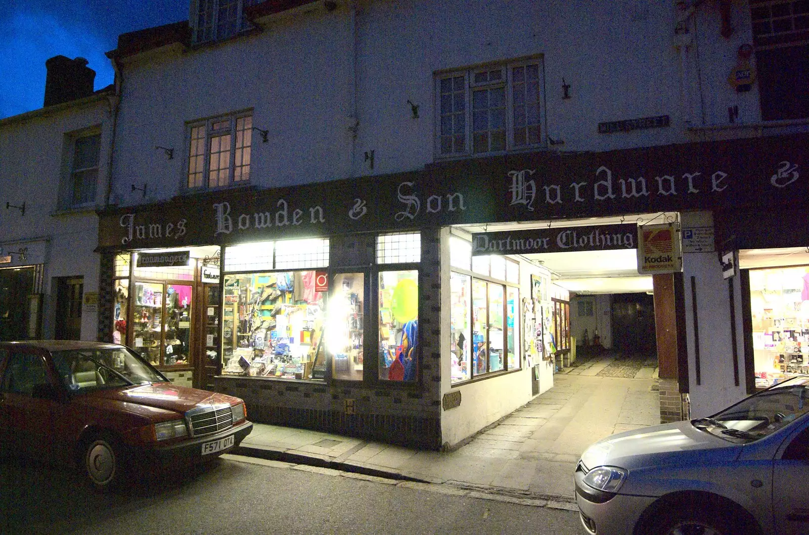 James Bowden Hardware in Chagford, from Easter in Chagford and Hoo Meavy, Devon - 3rd April 2010