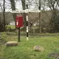 Roadsign and postbox at Hoo Meavy, Easter in Chagford and Hoo Meavy, Devon - 3rd April 2010