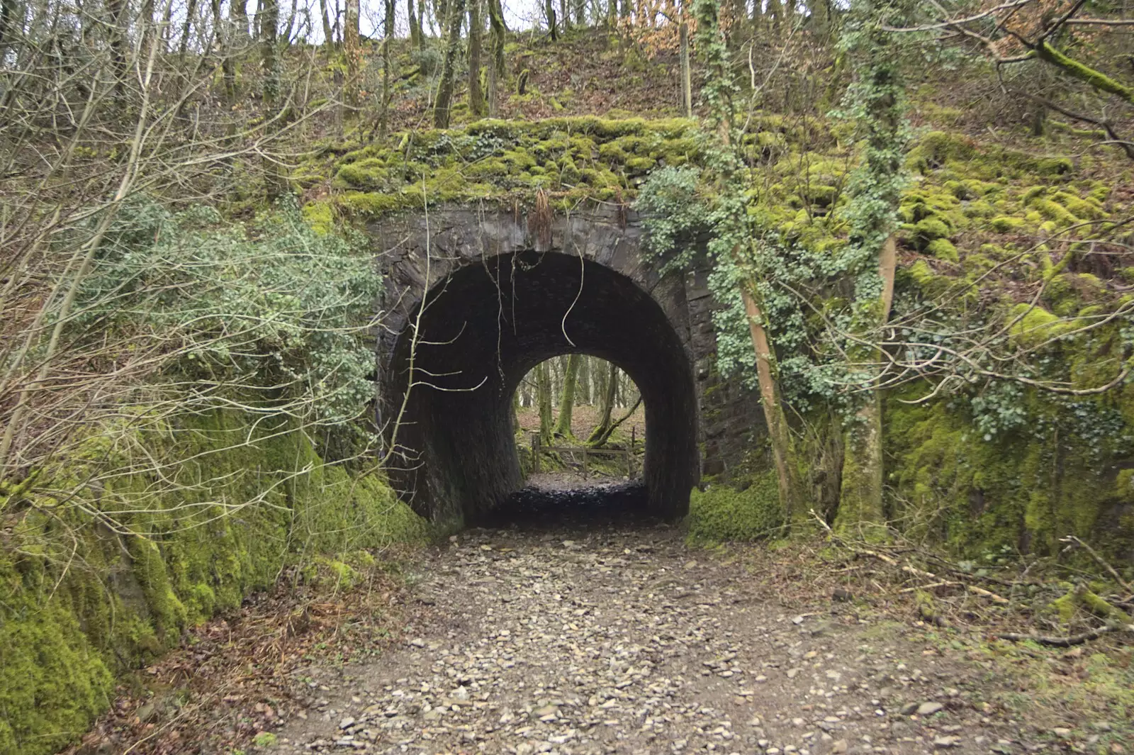 A short tunnel under the old railway line near Meavy, from Easter in Chagford and Hoo Meavy, Devon - 3rd April 2010