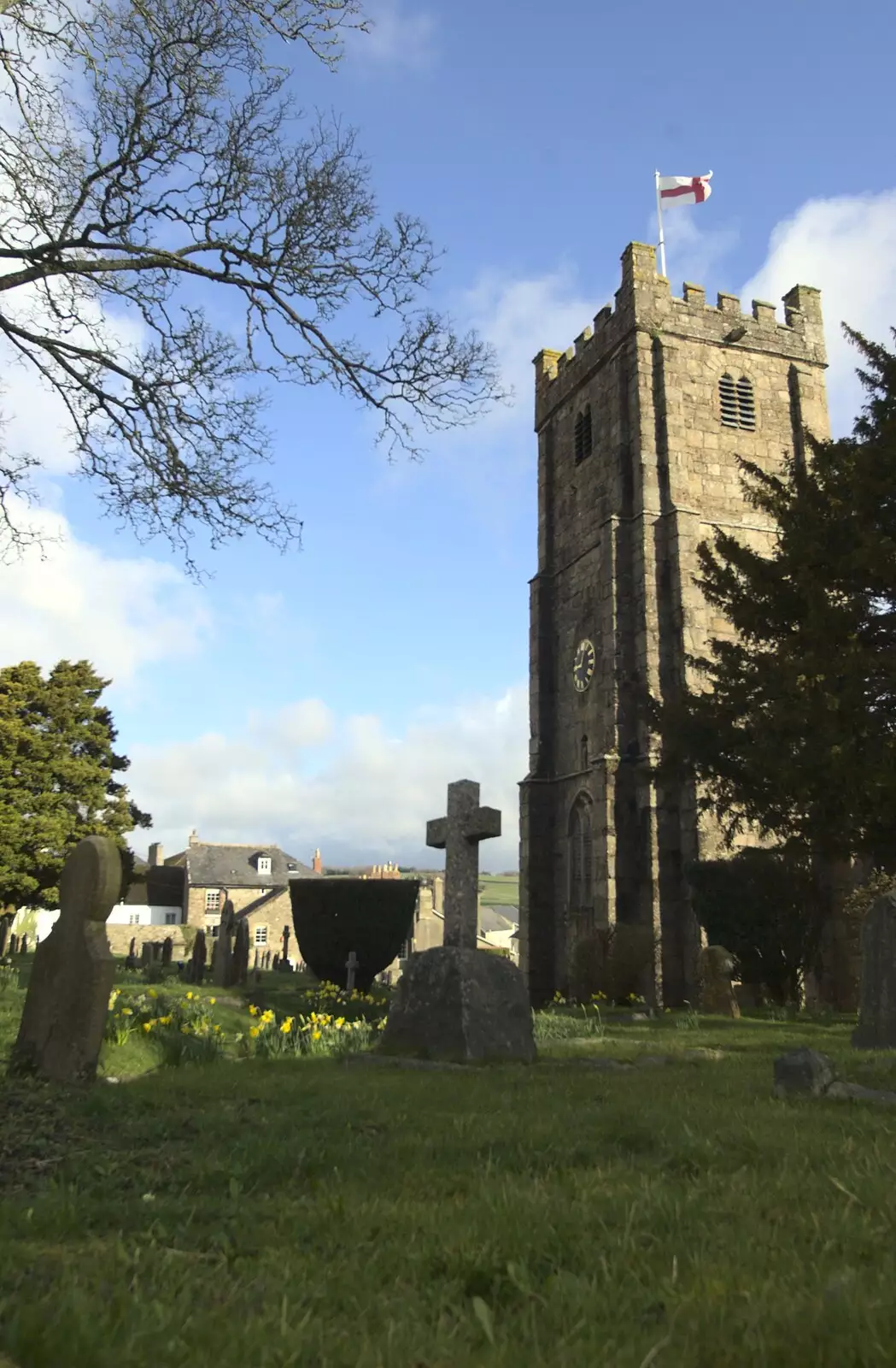 Chagford's church of St. Michael, from Easter in Chagford and Hoo Meavy, Devon - 3rd April 2010