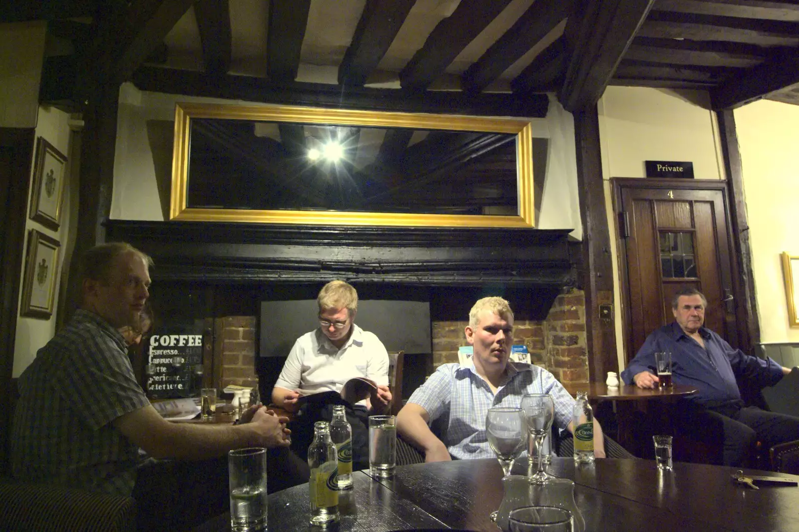 Marc reads a magazine, from The BSCC Weekend Away, Buckden, St. Neots, Huntingdonshire - 15th May 2010