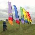 Flags fly at the Suffolk International Kite Festival, The BSCC Weekend Away, Buckden, St. Neots, Huntingdonshire - 15th May 2010