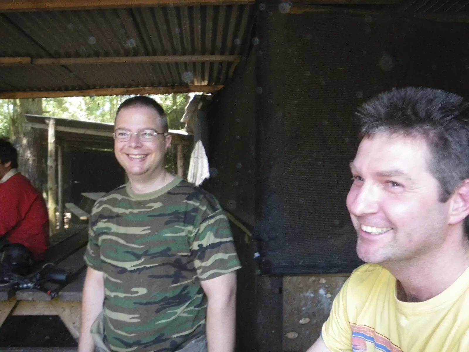 Simon and Sean, from Nosher's Stag Weekend: Paintball at Emery Down, and Lymington, Hampshire - 22nd May 2010