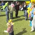 Fred roams around with a balloon, Fred at the Carnival, Brewer's Green Lane, Diss, Norfolk - 21st June 2010