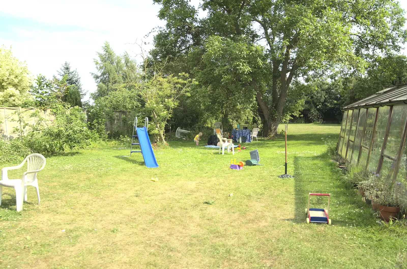 The back garden is full of toys, from Fred at the Carnival, Brewer's Green Lane, Diss, Norfolk - 21st June 2010