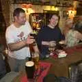 Eoghan samples his first-ever real ale, Wedding-Eve Beers at The Swan Inn, Brome, Suffolk - 2nd July 2010