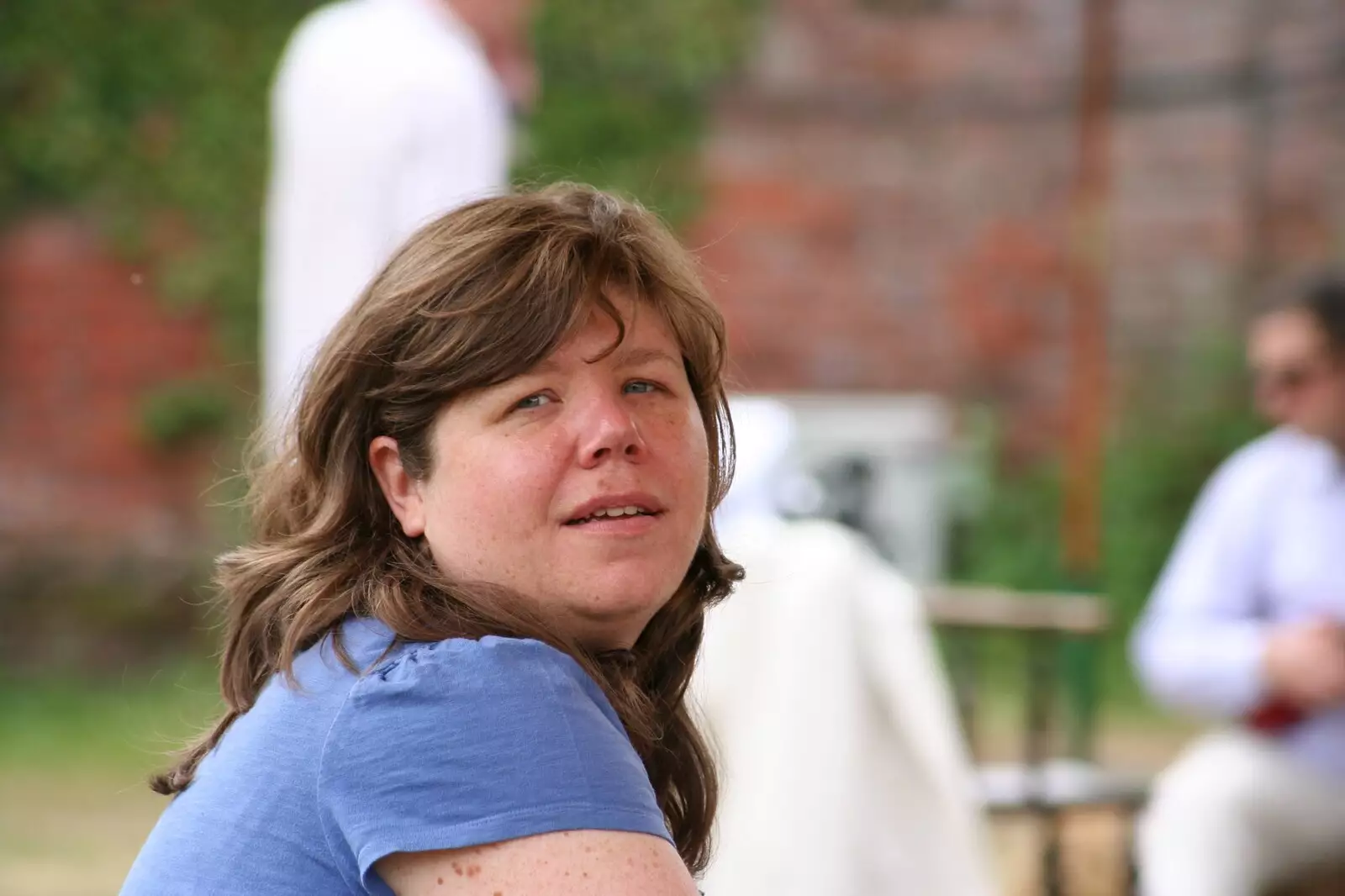 Sis, from Wedding-Eve Beers at The Swan Inn, Brome, Suffolk - 2nd July 2010