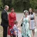 Paul, Pippa, Sylvia and Claire, Nosher and Isobel's Wedding, Brome, Suffolk - 3rd July 2010