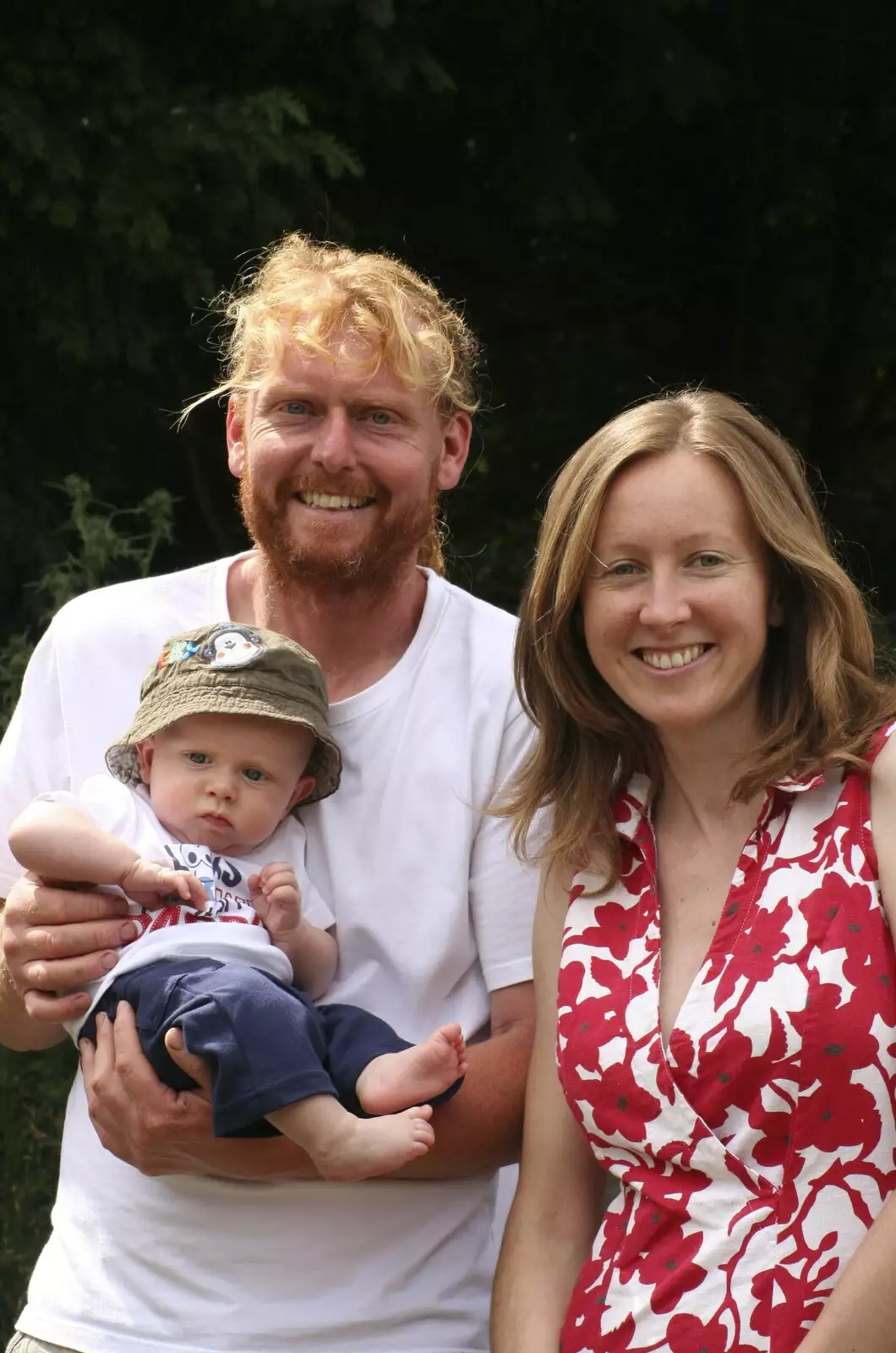 Oak, Wavy and Martina, from Nosher and Isobel's Wedding, Brome, Suffolk - 3rd July 2010