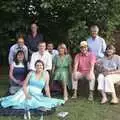 Nosher's family photo, Nosher and Isobel's Wedding, Brome, Suffolk - 3rd July 2010