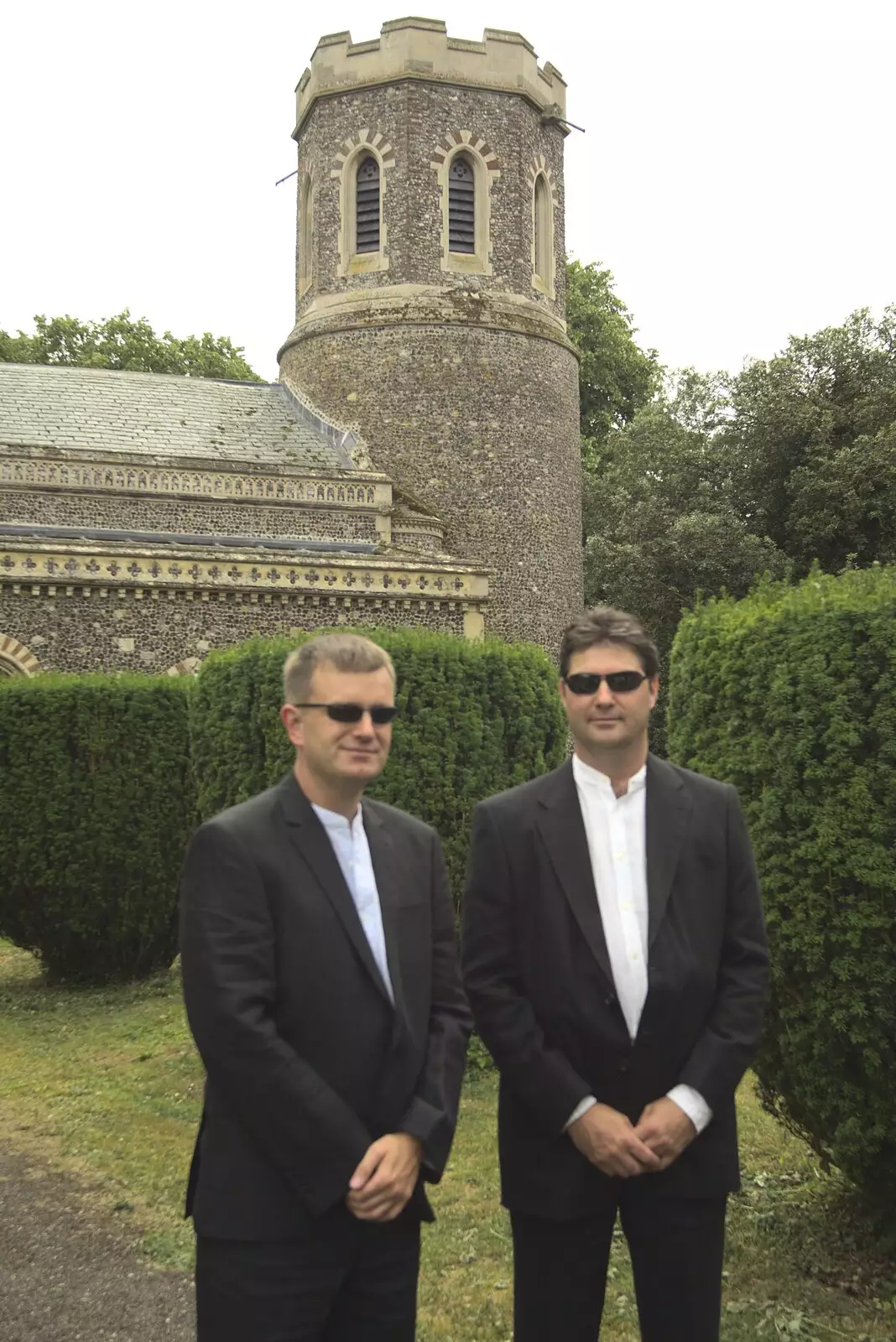 Nosher and Sean, from Nosher and Isobel's Wedding, Brome, Suffolk - 3rd July 2010